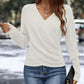 🎅 HOLIDAY HAUL SALE✨Women's Elegant Casual V-Neck Knit Top🎁