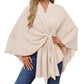 🎅 HOLIDAY HAUL SALE✨Women's Elegant Soft Open Front Poncho Sweater🎁