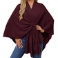 🎅 HOLIDAY HAUL SALE✨Women's Elegant Soft Open Front Poncho Sweater🎁