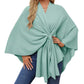 🎅 HOLIDAY HAUL SALE✨Women's Elegant Soft Open Front Poncho Sweater🎁