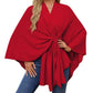 🎅 HOLIDAY HAUL SALE✨Women's Elegant Soft Open Front Poncho Sweater🎁