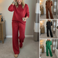 🎅 HOLIDAY HAUL SALE⏰Glitter Lounge Set - Cozy Pullover & Pants for Festive Comfort🎁