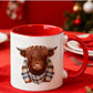 🎅 HOLIDAY HAUL SALE🍵☕🦬Highland Cow Ceramic Coffee Mug🎁