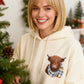 🎅 HOLIDAY HAUL SALE🦬Cute Highland Cow Cozy Fleece-Lined Hooded Sweatshirt🎁