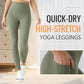🌸Spring Sale 60% OFF🧘‍♀️💨 Quick-Dry High-Stretch Yoga Leggings 👌🔥 Non-Slip Waistband, 4-Way Stretch, Breathable Fit for Studio to Street. Sweat-Wicking & Ultra-Comfy.