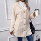 🎅 HOLIDAY HAUL SALE🧥Women's Warm Diamond Pattern Hooded Jacket🎁