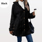 🎅 HOLIDAY HAUL SALE🧥Women's Warm Diamond Pattern Hooded Jacket🎁