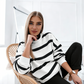 🔥Last Day Promotion 60% OFF⏰👚💕Women's Striped 2-Piece Tracksuit Set🔥