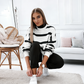 🔥Last Day Promotion 60% OFF⏰👚💕Women's Striped 2-Piece Tracksuit Set🔥