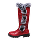 🎉HOLIDAY HAUL SALE👢Women's Faux Fur Trim Winter Snow Boots🎁