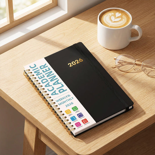 📅✍️2026 Spiral Bound A5 Planner with Monthly Tabs🎁