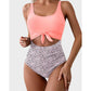 🌸Spring Sale 60% OFF💃Women's Tummy Control Slimming Cutout Tie Knot One Piece Swimsuit👙