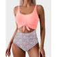 🌸Spring Sale 60% OFF💃Women's Tummy Control Slimming Cutout Tie Knot One Piece Swimsuit👙