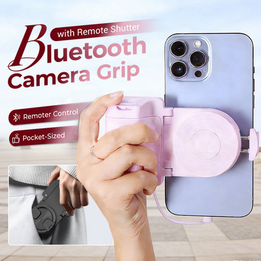 💥Last Day Sale 60% OFF⏰🤳📷Bluetooth Camera Grip with Remote Shutter🎁