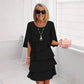 🌸Spring Sale 60% OFF🎁👗Women's Elegant Layered Ruffle Sleeve Dress – Effortless Style for Every Occasion💃