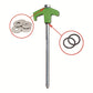 ✨LAST DAY SALE 50% OFF🔥🏕️5PCS 8" Screw-in Tent Stakes Ground Anchors👍
