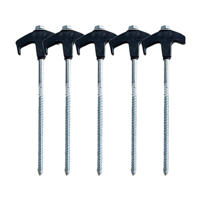 ✨LAST DAY SALE 50% OFF🔥🏕️5PCS 8" Screw-in Tent Stakes Ground Anchors👍