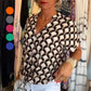 💖Last Day Sale 60% OFF💖🎁Short-Sleeved V-Neck Printed Casual Top