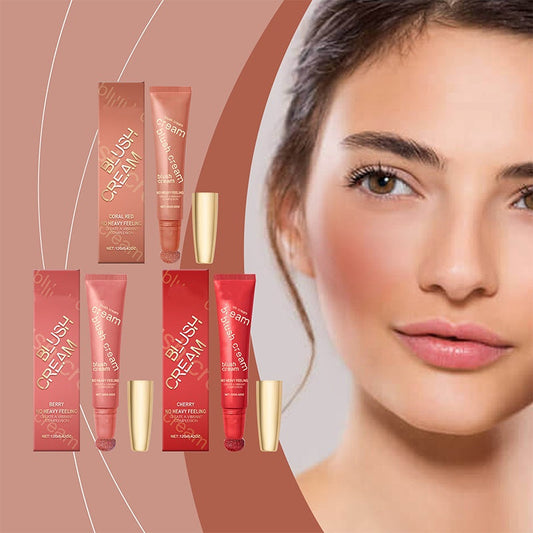 🔥Last Day Buy 1 Get 1 Free⌛✨Natural Long-Lasting Shimmer Blush Cream💖
