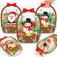 ✨🐰Easter Goodie Bags Plastic Candy Gift Bags with Handle Bunny Chick Pattern Transparent Treat Bags