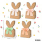 🔥Last Day Sale 50% OFF⏰🐰 Easter Bunny Paper Gift Bags with Ribbons 🎁