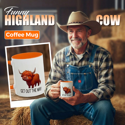 🔥Last Day Sale 60% OFF⏰🍵🐂Funny Highland Cow Coffee Mug🔥