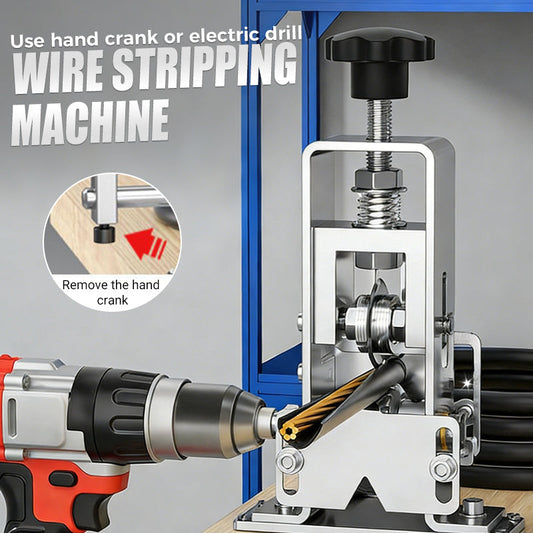 ⚙️ 49% OFF NOW!🔌Wire Stripping Machine for 1-25mm Wires – Automatic Feed, Adjustable Blades & High Efficiency 🛠️