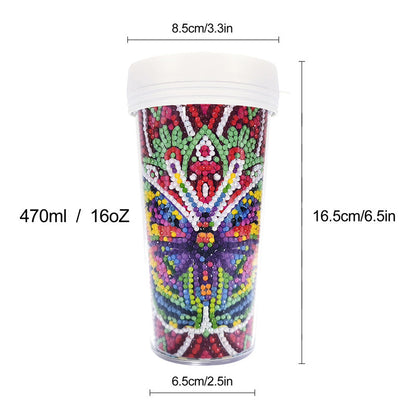 🔥 Limited Time Offer 💎🎨 Creative Rhinestone Art Water Cup Craft Kit✨