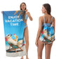 🔥LIMITED TIME 60% OFF!⏰50K+ SOLD!🏖️2-in-1 Printed Beach Towel Backpack🎁