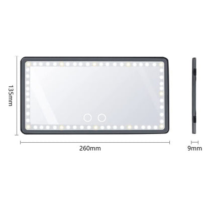 🌸Spring Sale 60% OFF🪞💡Car Visor Makeup Mirror with 3 Color Lights🎁