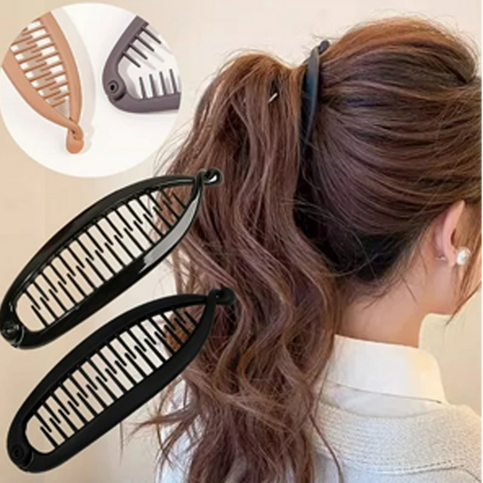 💕Buy 1 Get 1 Free💥✨💃Interlocking Banana Clip for Secure Hold💝
