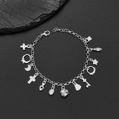 Adjustable Unisex Charm Bracelet
