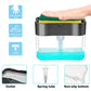 🔥 Hot Sale Buy 2 Get 1 Free🧼 2-In-1 Sponge Rack & Dish Soap Dispenser