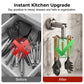 No-Punch Suction Cup Kitchen Utensil Rack