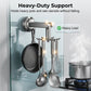 No-Punch Suction Cup Kitchen Utensil Rack