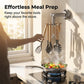 No-Punch Suction Cup Kitchen Utensil Rack