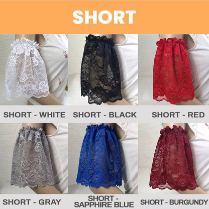 🌸Spring Sale 60% OFF🪶✨ Delicate Lace Arm Sleeves, Multi-Use for Arm & Pants Cuff Decor 🎀👖