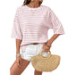 🌸Spring Sale 60% OFF👕Women's Striped Relaxed Fit T-Shirt✨