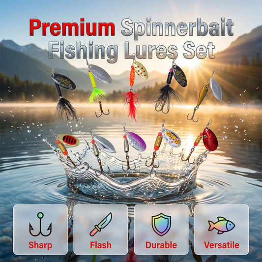 🎣60% OFF➕ Buy 1 Get 1 Free🔥Versatile Spinnerbait Lure – Perfect for Pike, Perch & Bass 🎯🐟【Limited Offer】
