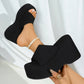 🌸Spring Sale 60% OFF🐆👡Women's Open-Toe Slip-On Platform Wedge Sandals✨🎁