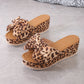 🐆👡Women's Leopard Print Bow Platform Sandals