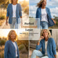 🌸Spring Sale 60% OFF🧥👖Women's Classic Button Front Denim Jacket✨