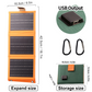🔥Last Day Sale 60% OFF⏰☀️🔋Portable Solar Panel with USB Charging🏕️