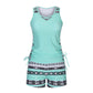 🏖️Summer Hot Sale 60% OFF🏝️🩱Women's Tummy Control Tankini Set with Built-In Bra – Flattering Boho Swimwear with Shorts