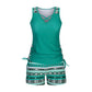 🏖️Summer Hot Sale 60% OFF🏝️🩱Women's Tummy Control Tankini Set with Built-In Bra – Flattering Boho Swimwear with Shorts