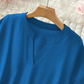 🏖️Summer Hot Sale 60% OFF🏝️👕🌟Fashion Loose Solid Color Short Sleeve Top