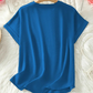 🏖️Summer Hot Sale 60% OFF🏝️👕🌟Fashion Loose Solid Color Short Sleeve Top