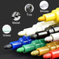🔥Last Day Sale 60% OFF⏰✏️🎨12 Colors Waterproof Paint Marker for Car Tire🚗🛞