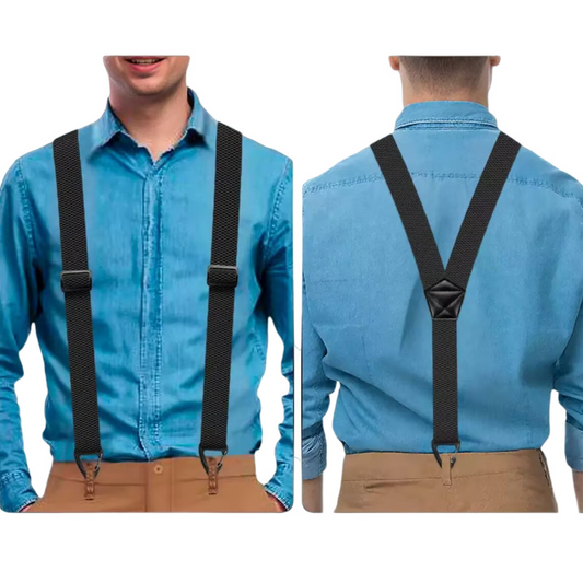 🔥Last Day Sale 60% OFF⏰👔🔗👖Men's X-Back Suspenders with Hook Clips🎁