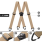 🔥Last Day Sale 60% OFF⏰👔🔗👖Men's X-Back Suspenders with Hook Clips🎁